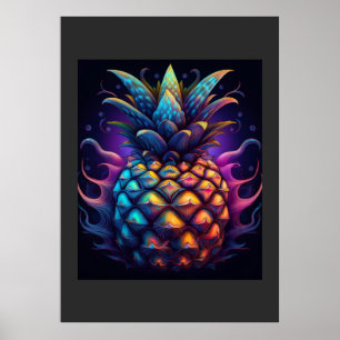 The Famous Mandelbrot Pineapple Poster