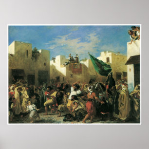 The Fanatics of Tangier, 1838 Poster