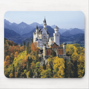 The fanciful Neuschwanstein is one of three Mouse Mat