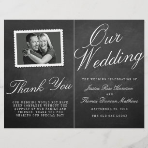 The Fancy Chalkboard Wedding Collection Programs