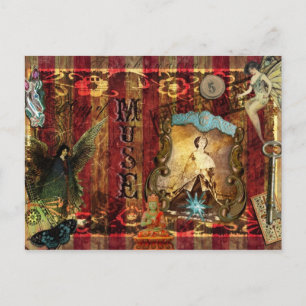 The Fantastical City of Muse Postcard