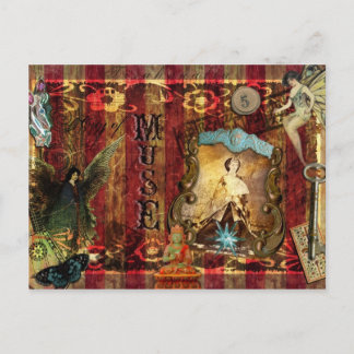 The Fantastical City of Muse Postcard