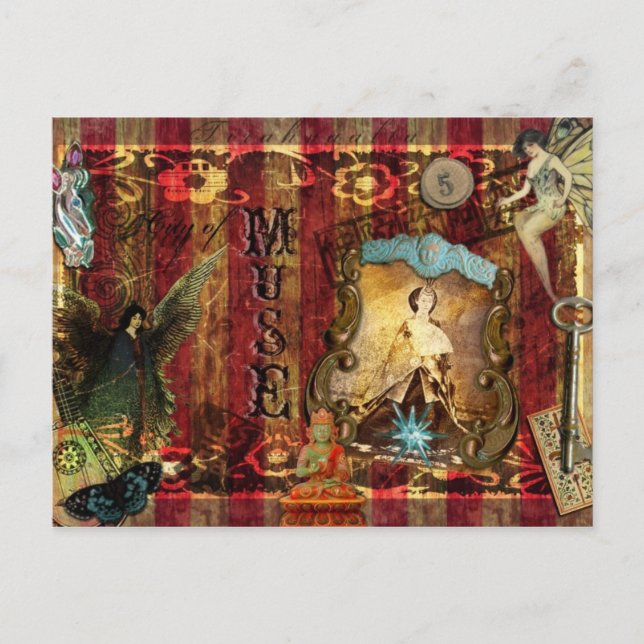 The Fantastical City of Muse Postcard (Front)