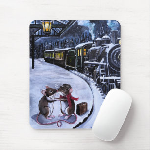 The Farewell Kiss Painting by Alfred Fox Mouse Mat