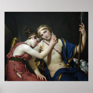 The Farewell Of Telemachus And Eucharis Poster