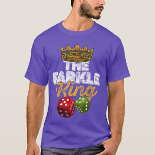 The Farkle King Farkle dice game friend funny vint T-Shirt
