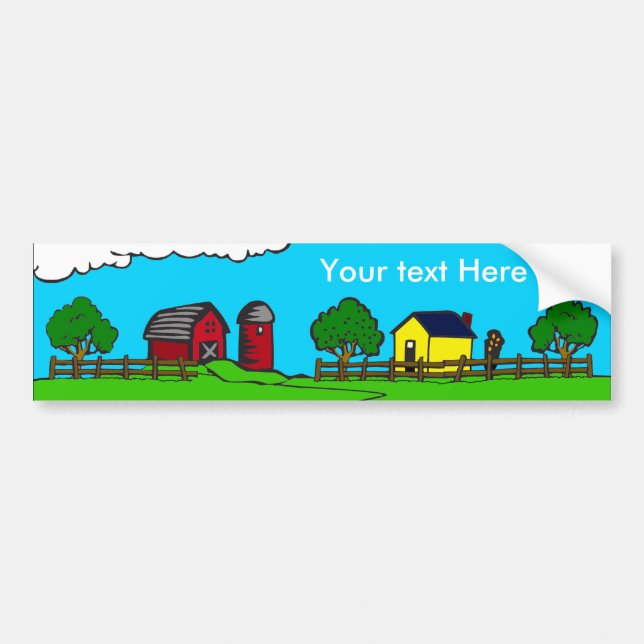 The Farm Bumper Sticker (Front)