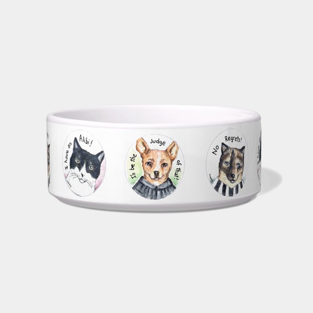 The Farm Trio Ceramic Pet Bowl (Front)