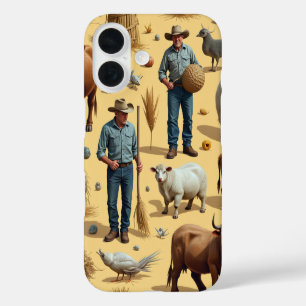 The farmer whose harvest is over iPhone 16 case