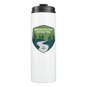 The Farmington Canal Heritage Trail is an 81.2-mil Thermal Tumbler
