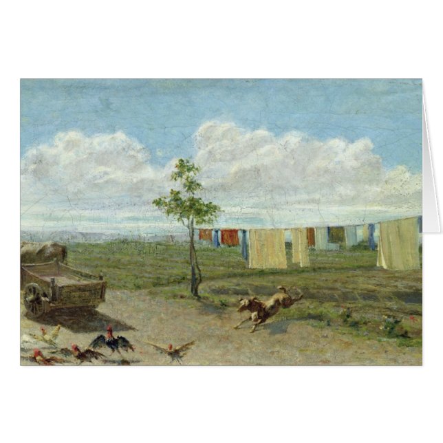 The Farmyard (oil on canvas) (Front Horizontal)
