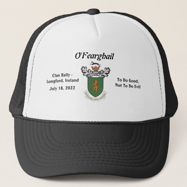 The Farrell Clan of Ireland 2022 RallyTrucker Hat (Front)
