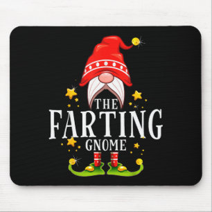 The Farting Gnome Christmas Matching  Mouse Mat