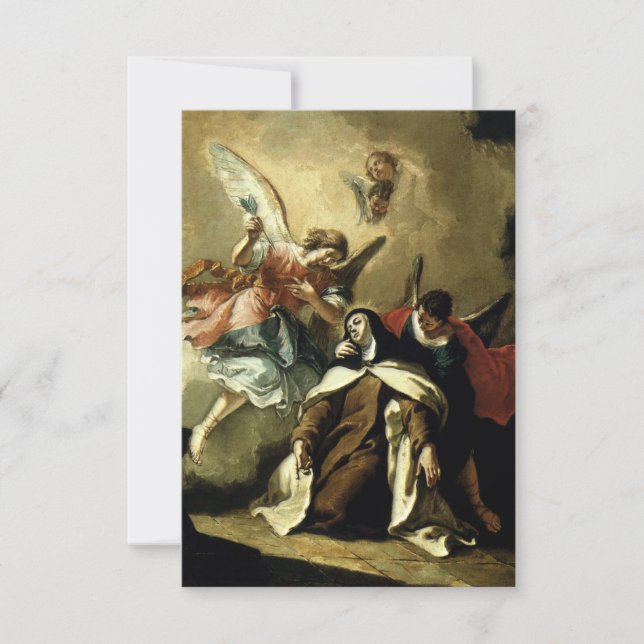 The Fascination of St Therese - Fontebasso Thank You Card (Front)