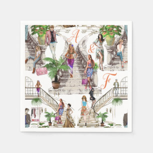 The Fashion Designers  Napkin