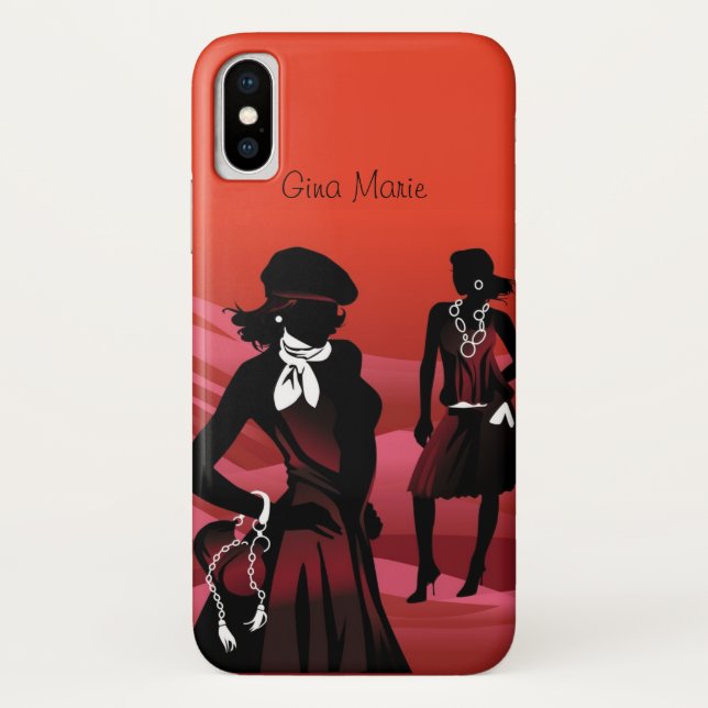 The Fashionistas Apple iPhone X Case (Back)