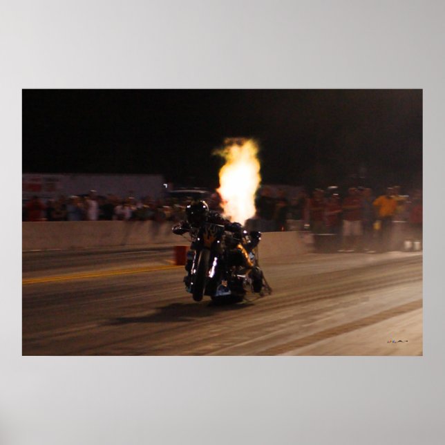"THE FASTEST DRAG BIKE ON THE PLANET" 250.97 MPH POSTER (Front)