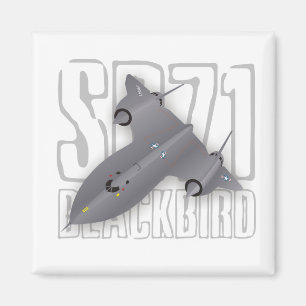 The fastest supersonic spy plane: SR-71 Blackbird Magnet