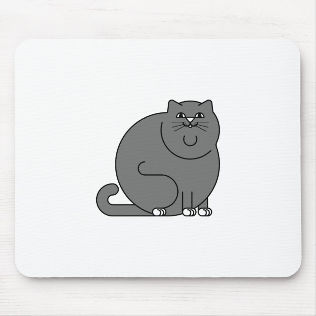 The Fat Cat Mouse Mat (Front)