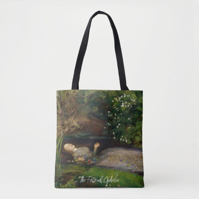 The Fate of Ophelia Customisable Text  Tote Bag (Front)