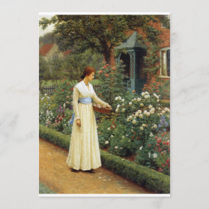 The Fate of the Rose Oil Painting Invitation