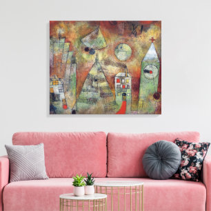 The Fateful Hour, 3 Quarters to 12   Paul Klee   Canvas Print