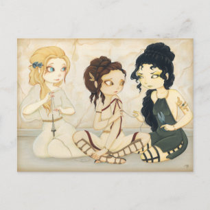 The Fates- Greek mythology Post Card