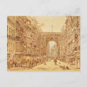 The Faubourg and the Porte Saint-Denis, 1801 Postcard