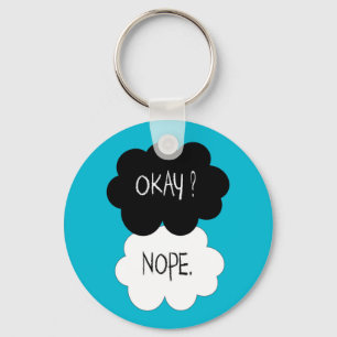 The Fault In Our Stars Okay Parody Key Ring