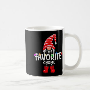 The Favorite Gnome Christmas Matching Pajama  Coffee Mug