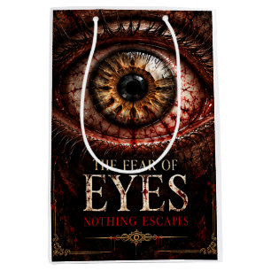 The Fear of Eyes – Creepy Gothic Horror Halloween Medium Gift Bag