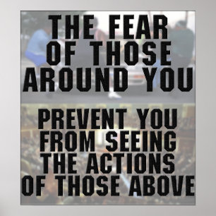 The Fear of Those Around You Poster
