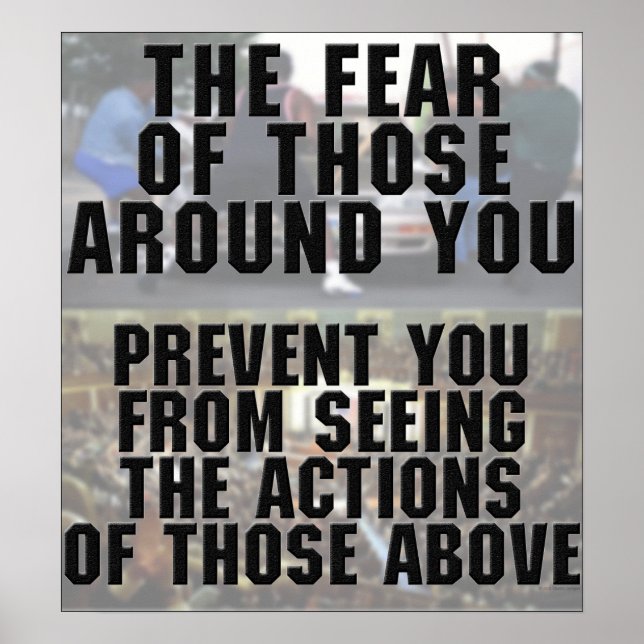 The Fear of Those Around You Poster (Front)