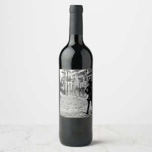 The Fearless Girl Wine Label