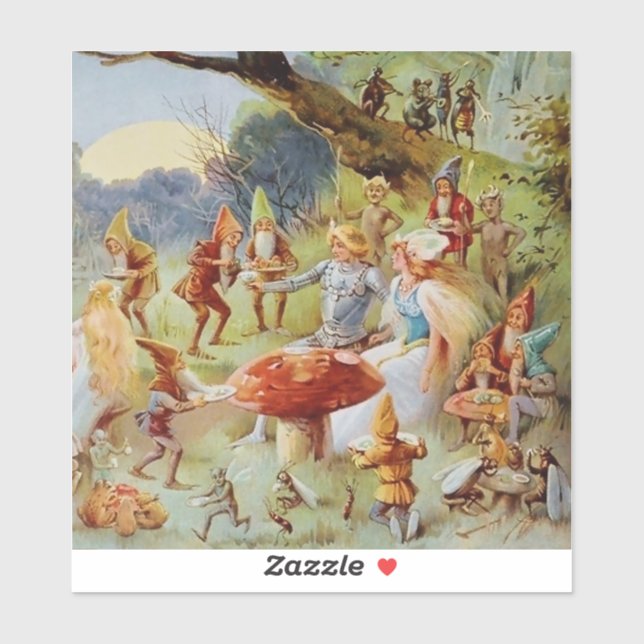 “The Feast” Fairy Art By E S Hardy (Sheet)