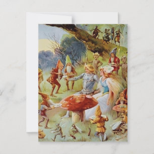 “The Feast” Fairy Art By E S Hardy Postcard