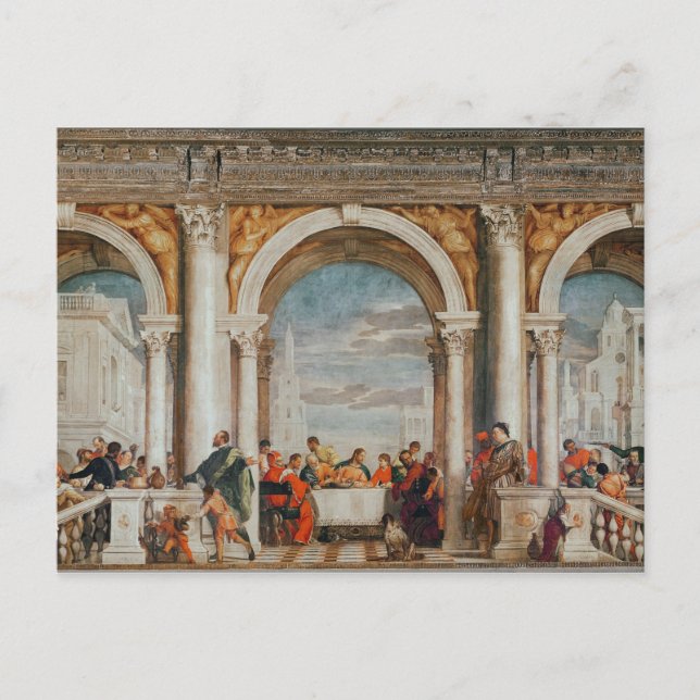 The Feast in the House of Levi Postcard (Front)