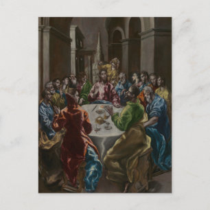 The Feast in the House of Simon by El Greco Postcard