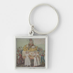 The Feast of Agriculture in 1796 at Paris Key Ring