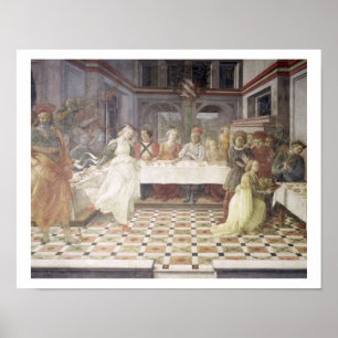 The Feast of Herod (fresco) (see also 60432) Poster