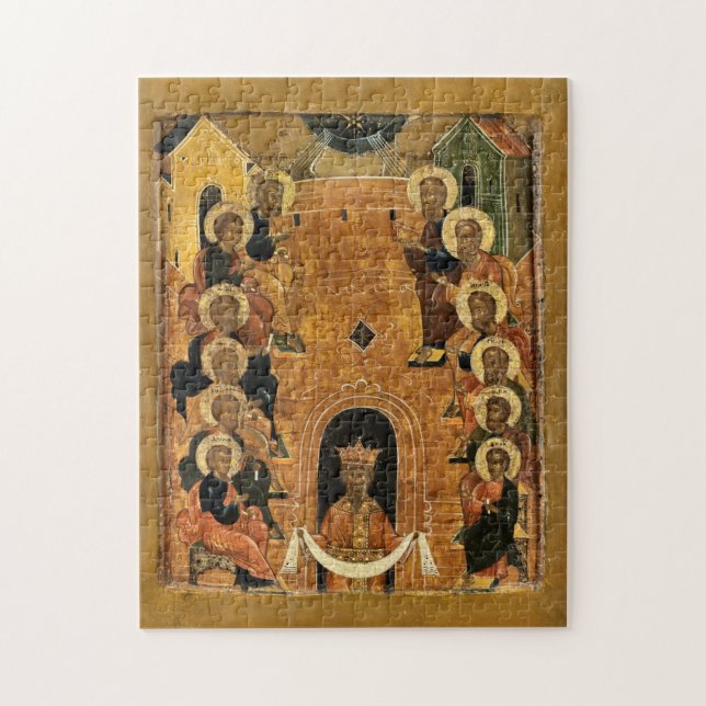 The Feast of Pentecost from a Festival Tier Icon   Jigsaw Puzzle (Vertical)