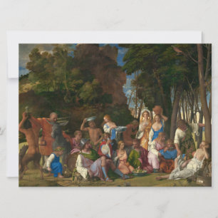 The Feast of the Gods (by Giovanni Bellini) Card