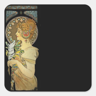 The Feather 1899 Square Sticker