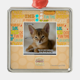 The feather is dead. metal tree decoration