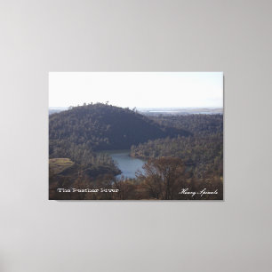 The Feather River Photography on canvas  Print