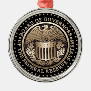 The Federal Reserve Metal Tree Decoration
