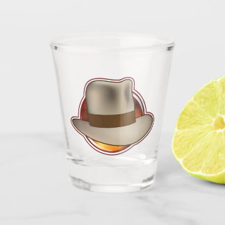 The Fedora Chronicles Fire Logo Shot Glasses