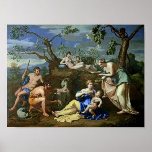The Feeding of the Child Jupiter, c.1640 Poster