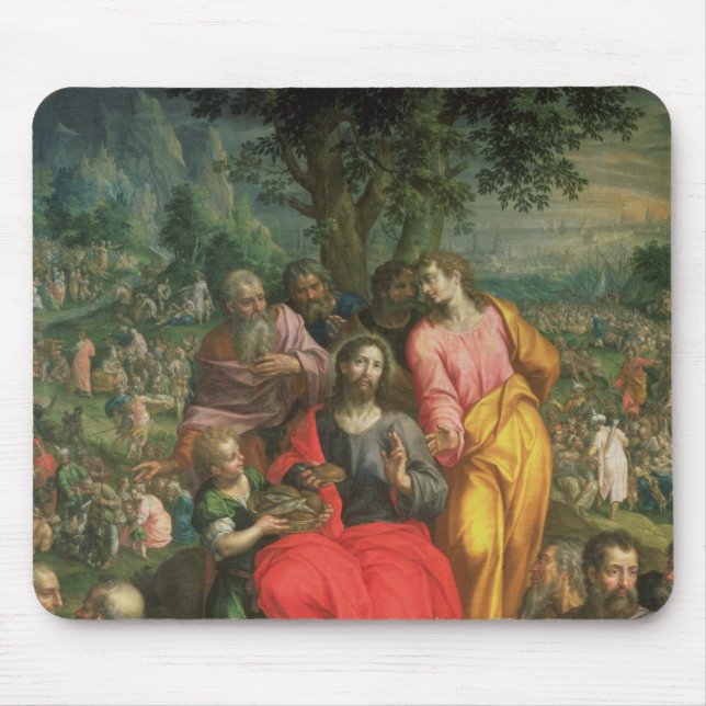 The Feeding of the Five Thousand, c.1590 Mouse Mat (Front)