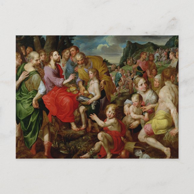 The Feeding of the Five Thousand Postcard (Front)
